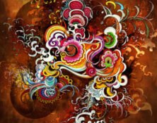 Abstract Peacock Illustration Abstract Peacock Illustration